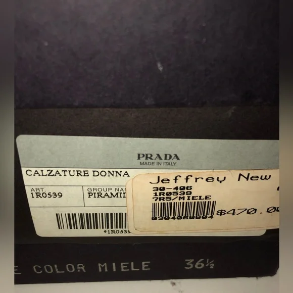 Vintage Prada Woven Kitten Heel Slides/Mules Sz 7M - Picture 5 of 8